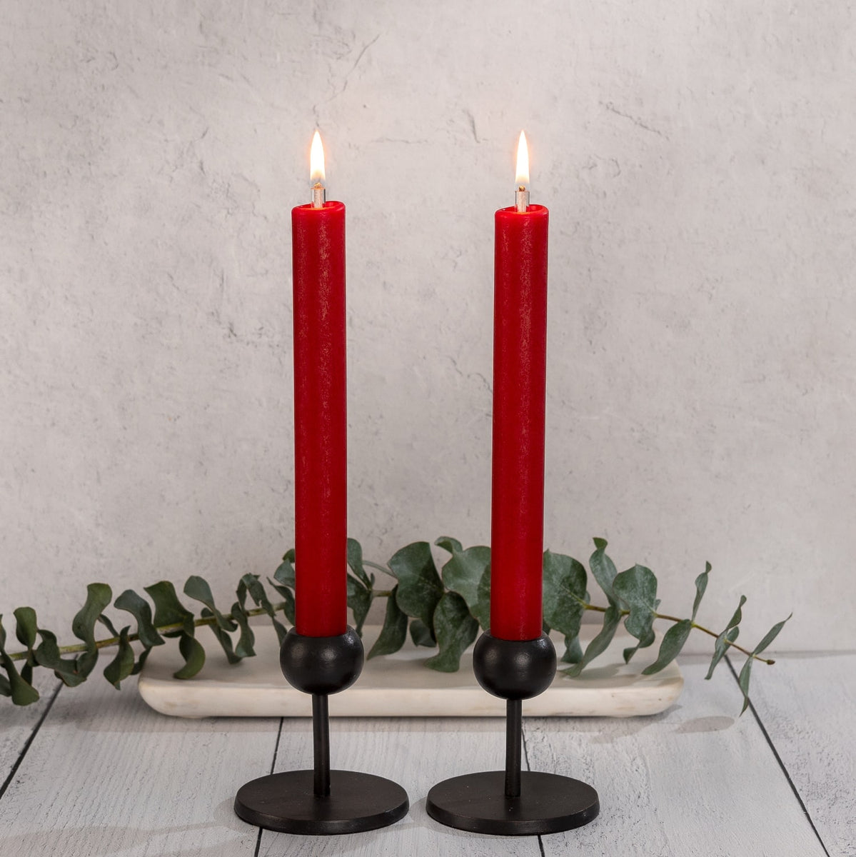 Lucid Candle Custom 8 Inch Ruby Dinner Candle