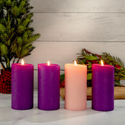 Advent Pillar Candle Set