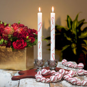Candy Canes 11" Dinner Candle