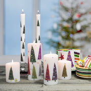 Bright Trees 11" Dinner Candle