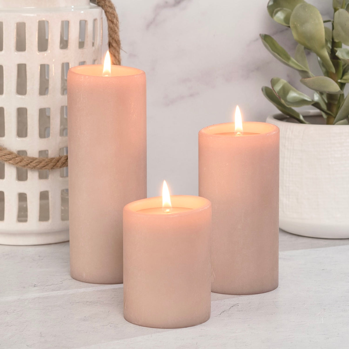 Lucid Candle Sand Pillar Candles