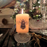 Bee 4 Inch Pillar Candle