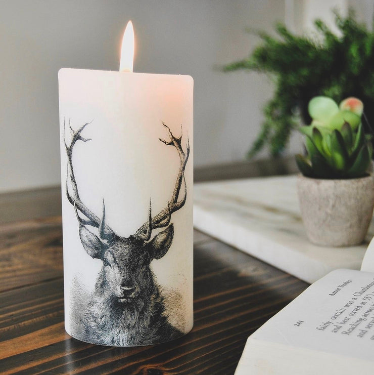 Stag 6 Inch Pillar Candle