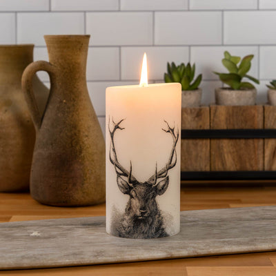 Lucid Candle Stag Pillar Candle
