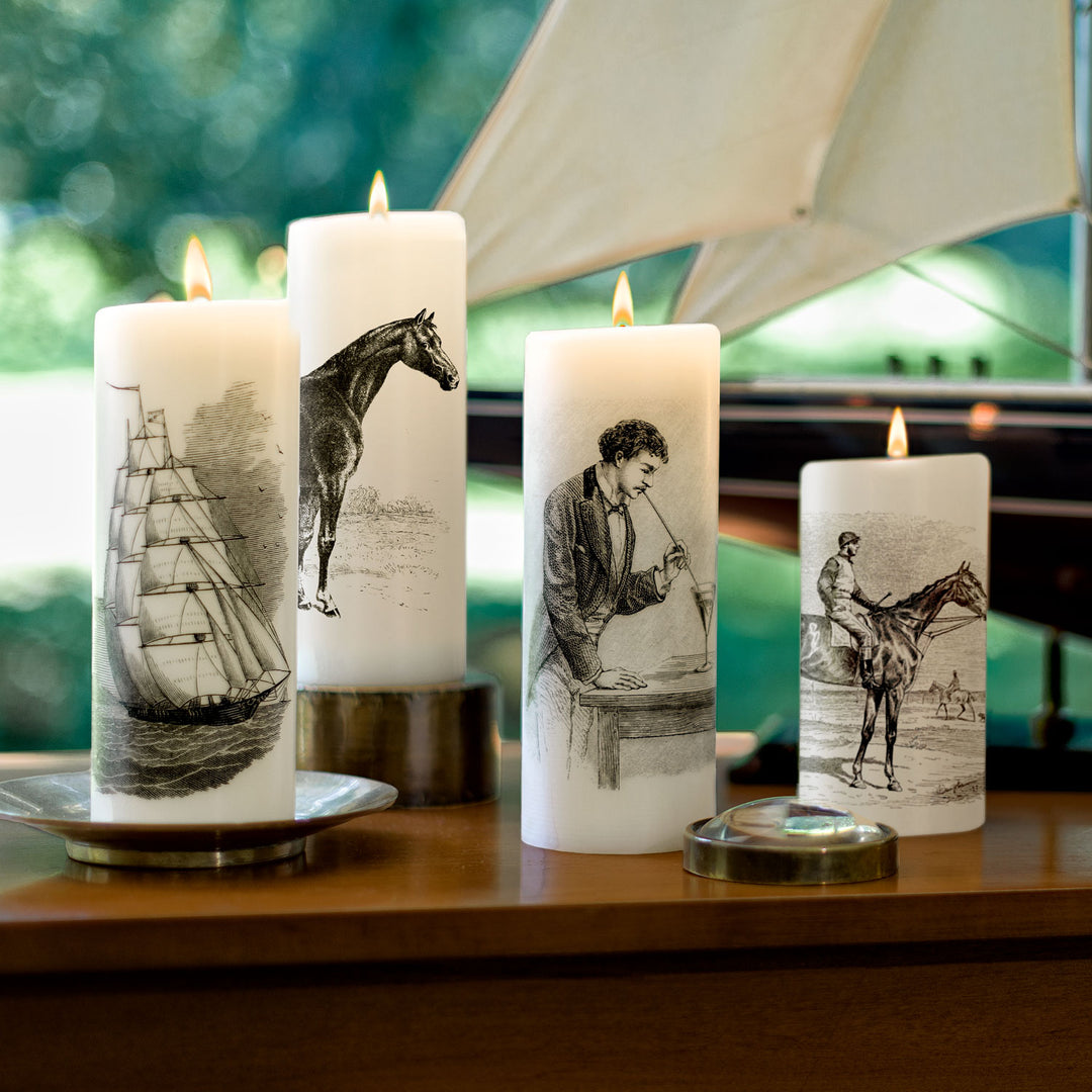 Lucid Candle | Thoroughbred 8 Inch Pillar Candle