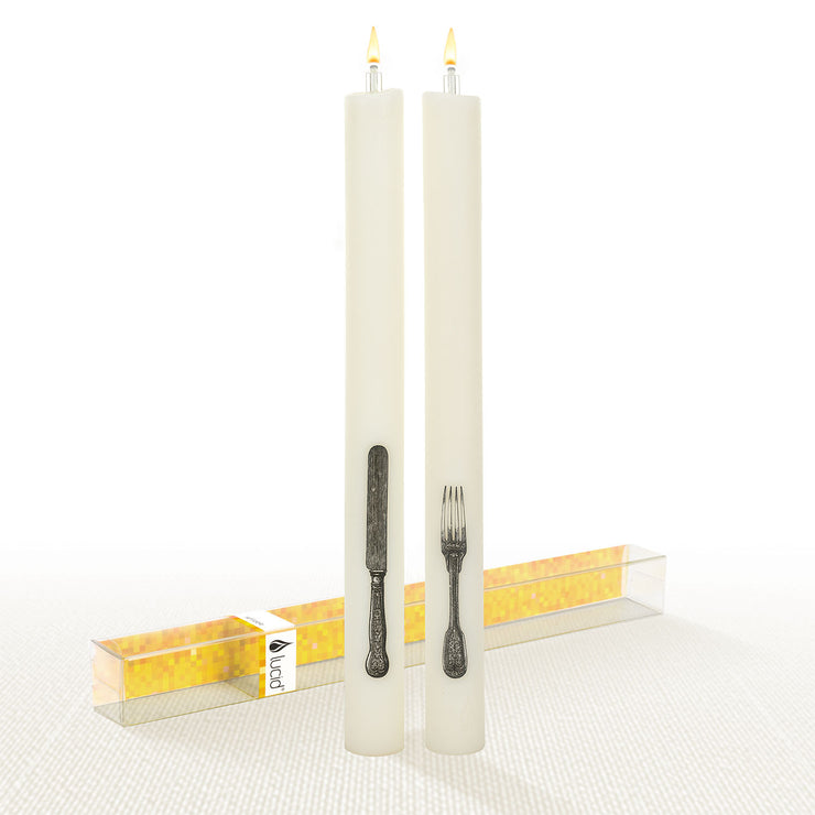 Fork & Knife 11" Dinner Candle