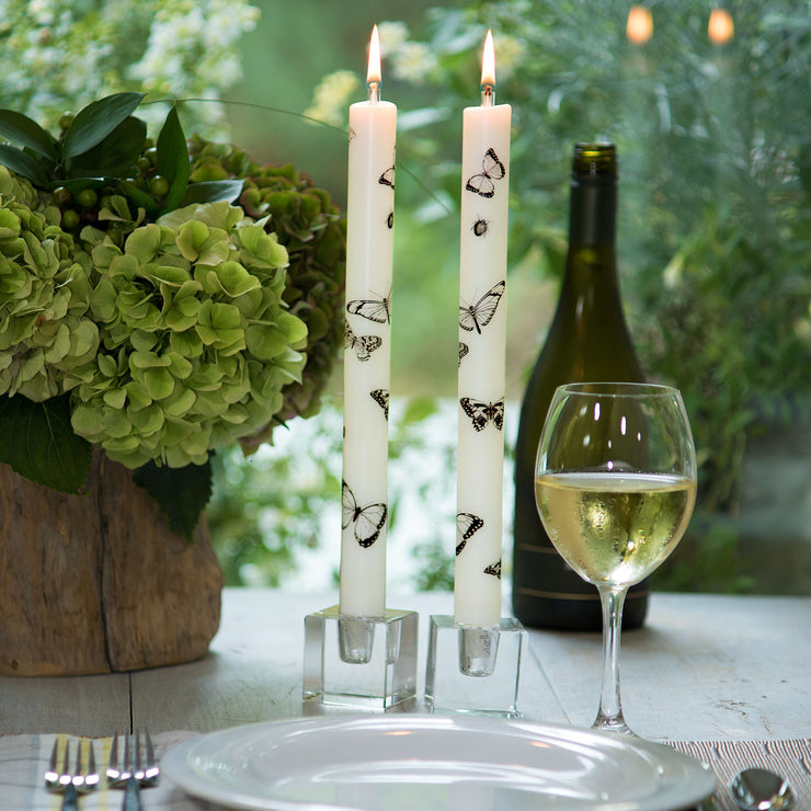 Butterflies 11" Dinner Candle