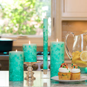 Dotty Azure 11" Dinner Candle