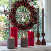 Holly & Spruce 11" Dinner Candle