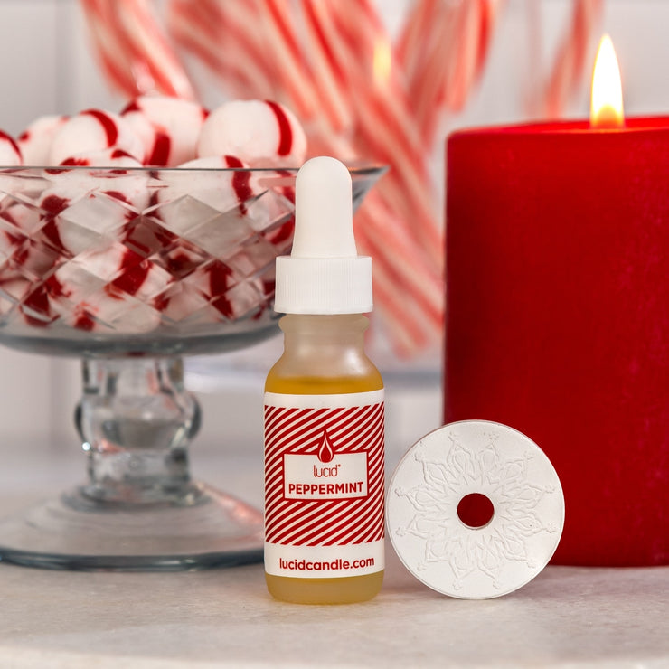Peppermint Fragrance Oil and Stone